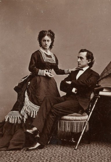 Edwin Booth and his wife Mary McVicker