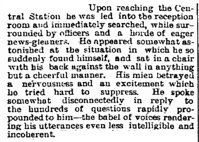 Nervous interrogation