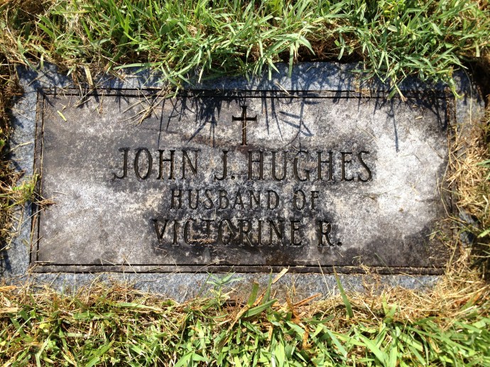 John J. Hughes' grave