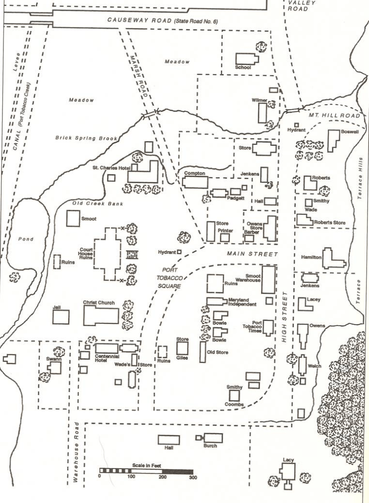 Port Tobacco Map