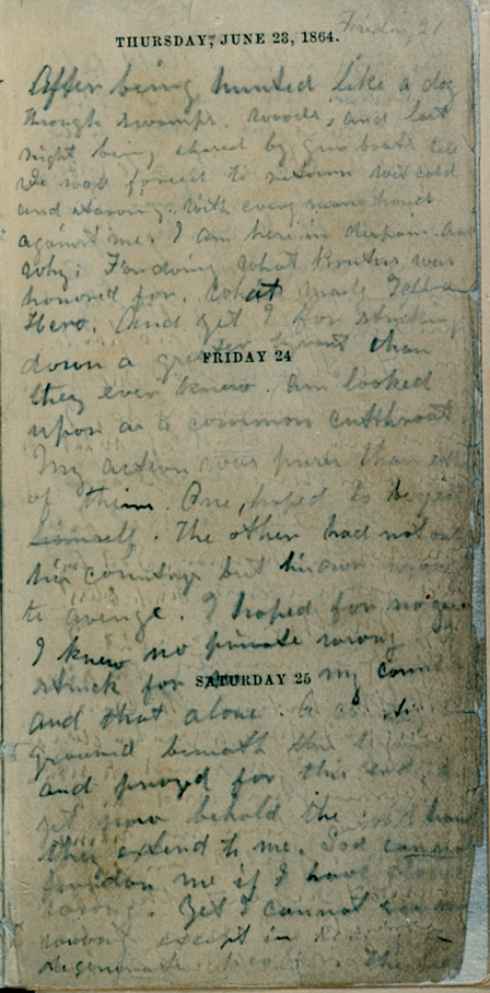 Booth's Handwriting Page 3