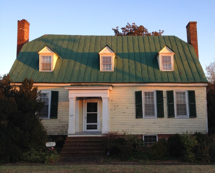 The Catlett house, across the street from the Peyton home.