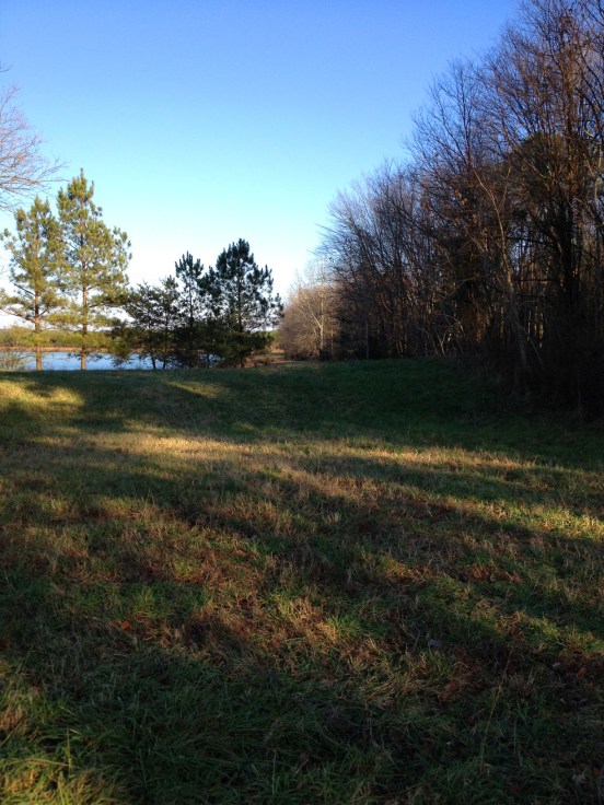 The gate to the Clarke house once stood here.