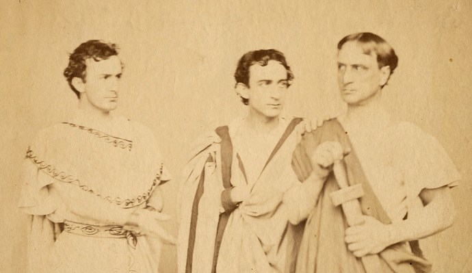 Rose's actor brothers, John Wilkes, Edwin, and Junius.