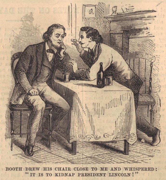 Booth Telling Surratt of his Plan