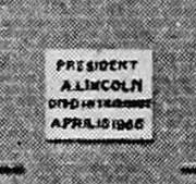 Buckingham Marble Petersen tablet 1894