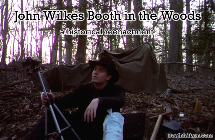 John Wilkes Booth in the Woods