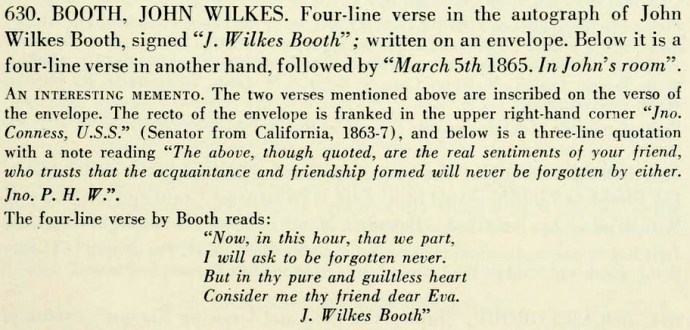 Booth Hale poem envelope Barrett catalog