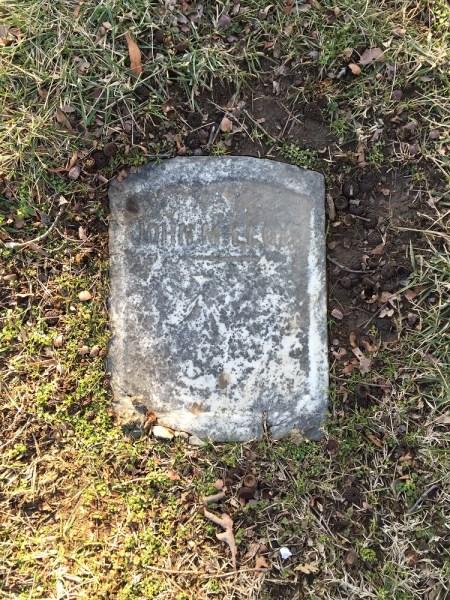 Grave of John M. Lloyd in Mt. Olivet Cemetery.