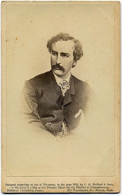 Booth drawing CDV 1865