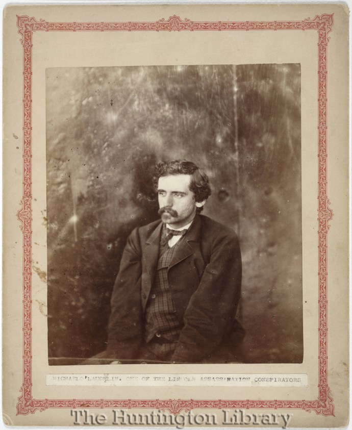 New Michael O'Laughlen Mugshot Huntington Library