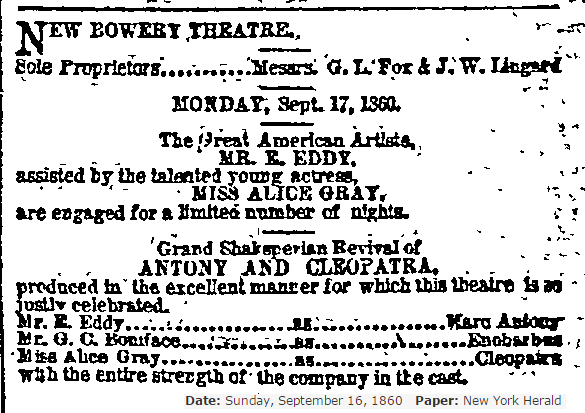 1860 With Eddy in NY Alice Gray