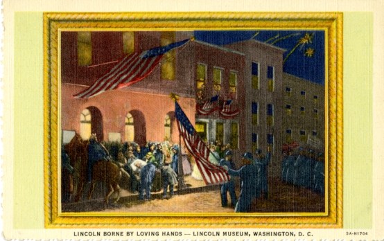 Borne by Loving Hands Postcard